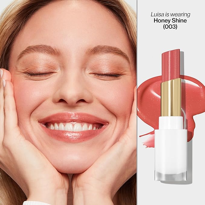 REVLON Super Lustrous Glass Shine Balm, 003 Honey Shine, 0.11 oz