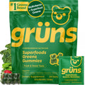 Gruns Adult Greens Gummies & Daily Multivitamin, Prebiotic Fiber, 28 ct