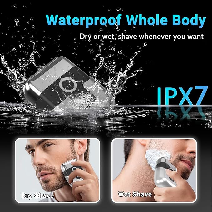 LYRSLF Foil Shavers for Men, Mini Electric Razor for Face