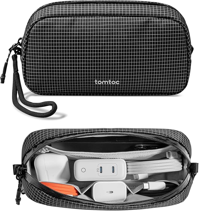 tomtoc Electronics Organizer Travel Case Performance, Cable Tech Pouch