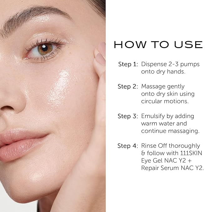111SKIN Deep Cleansing Oil for Face, Hydrating Facial Oil Cleanser