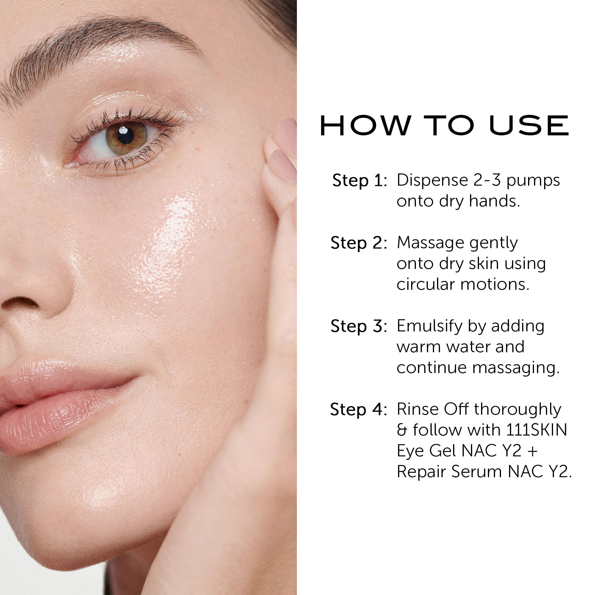 111SKIN Deep Cleansing Oil for Face, Hydrating Facial Oil Cleanser