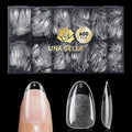 UNA GELLA 600Pcs Short Oval Almond Nail Tips, Round Almond Press on Nails