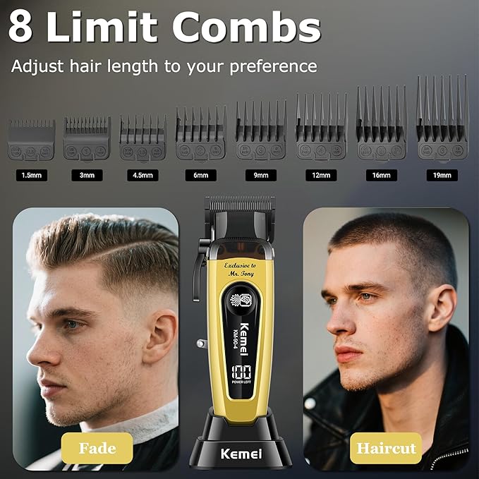 KEMEI 90-4 Professional Hair Clippers for Men 11500 RPM Barber Clippers