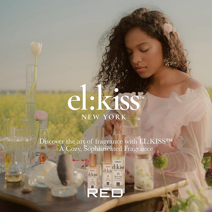 EL:KISS Roll On Perfume, Orange Blossom Inspired by J'adore, Eau de Parfum 12mL (.40 Fl Oz), Hydrating & Long-Lasting, Alcohol & Mineral Oil-Free, Infused With Jojoba, Argan & Coconut Oil