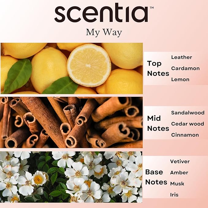 Scentia Miami One (My Way) Aromatherapy Oil for Diffuser – Hotel Scent Inspired by 1 Hotel Miami Beach – 20 mL – Lemon, Sandalwood & Cedar Natural Fragrance Oil for Waterless & Cold Air Diffusers