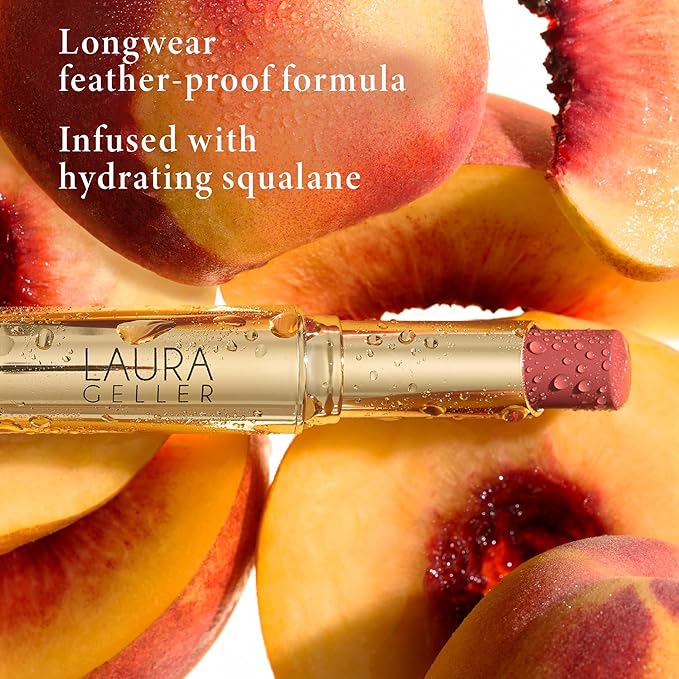 LAURA GELLER NEW YORK Jelly Balm Tinted Lip Balm – A Latte Love – Hydrating Lip Color with Shine Finish – Squalane & Vitamin E – Buildable Sheer to Medium Coverage – Vegan & Cruelty-Free