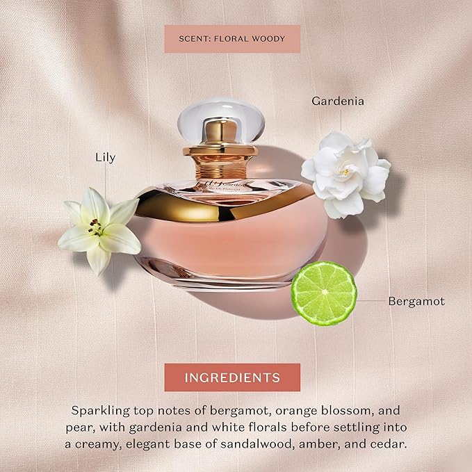 O BOTICARIO Lily Gardenia Women's Perfume, 2.5 oz