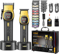 VGR 885S2 Professional Hair Clippers for Men with Hair Trimmer Set, Gold