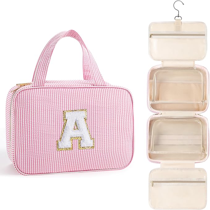 TOPEAST Travel Hanging Toiletry Bag & Makeup Bag for Women Girls Kids Gifts