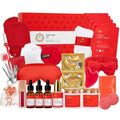Gifts for Women, Red Rose 32 Pcs Face Skin Care Gifts Set, Birthday Gift for Women, Bath and Body Gifts Basket Set, Spa Set & Self-Care Basket, Thinking of You Gift, Christmas, Anniversary, Wife