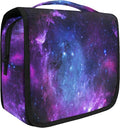 Hanging Travel Toiletry Bag Kit Makeup Case Cosmetics Organizer for Men Women (Universe Galaxy Nebula Space）