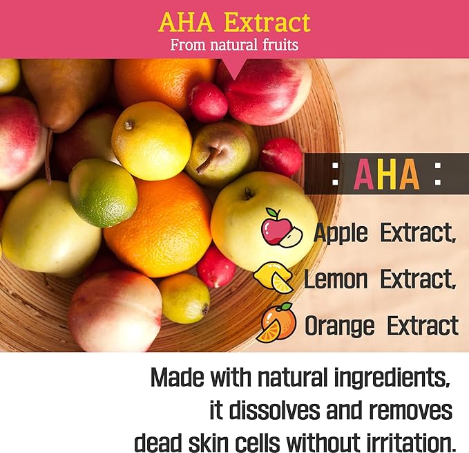 SAPPOM Apple AHA Essence Pad, Green Apple, with AHA, Toner pad, Soothing and Peeling, 60 vegan sheets-for sensitive skin, Hydrating care