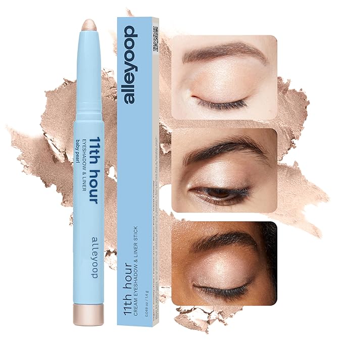 ALLEYOOP 11th Hour Cream Eyeshadow and Liner Stick, Champagne Shimmer