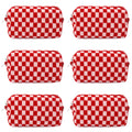 SOIDRAM Makeup Bag Preppy Cosmetic Bag Bulk Makeup Pouch Personalize Travel Toiletry Bag Organizer Cute DIY Makeup Brushes Storage Bag for Women