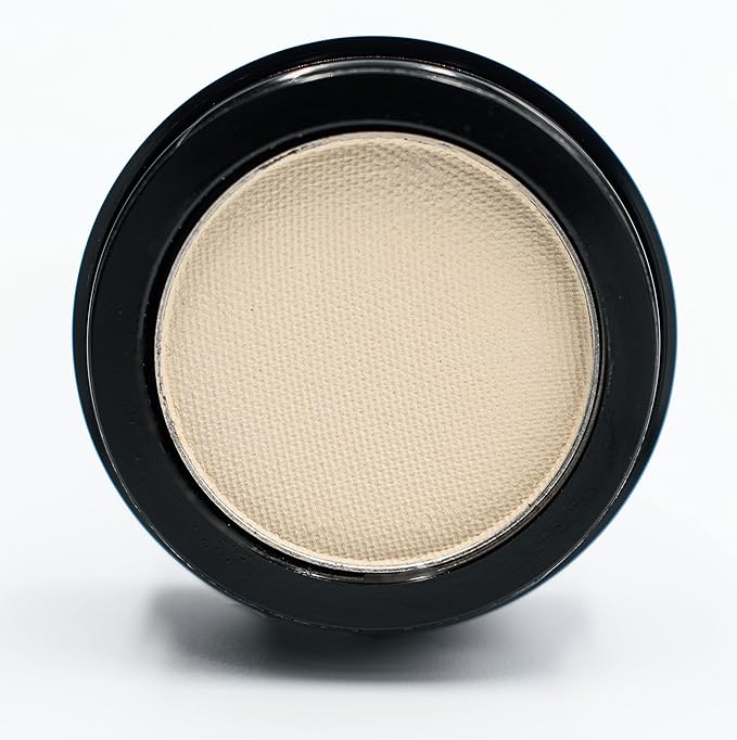 Pure Ziva Naked French Vanilla Off White Nude Neutral Matte Pressed Powder Single Vegan Eyeshadow; Talc, Paraben & Cruelty Free