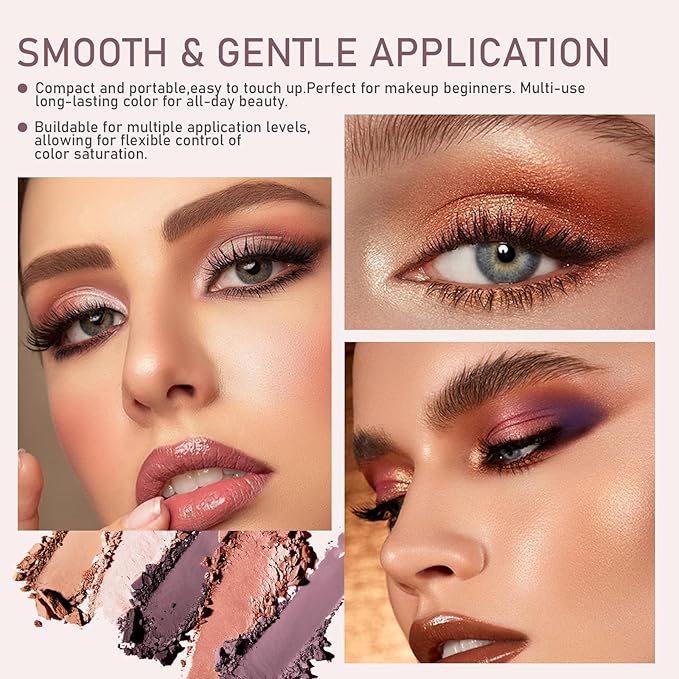 Hgkvnul 2 in 1 Eyeliner and Eyeshadow Plum, Eyeshadow Stick and Liner Duo, Waterproof, Smudge-Proof, Effortless Smoky or Natural Eye Makeup (2Pcs B)
