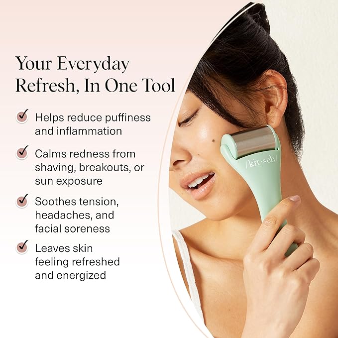 Kitsch Ice Roller for Face – Cooling Face Rollers for Women & Men - Mint
