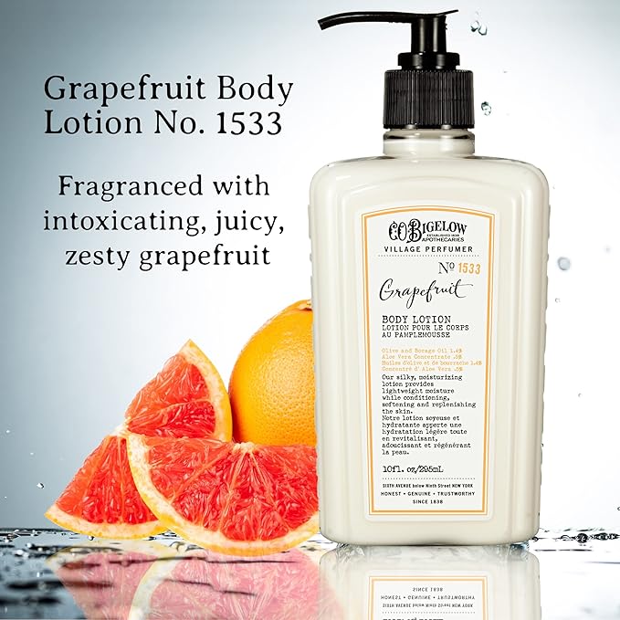C.O. Bigelow Grapefruit Body Lotion, 10 fl oz