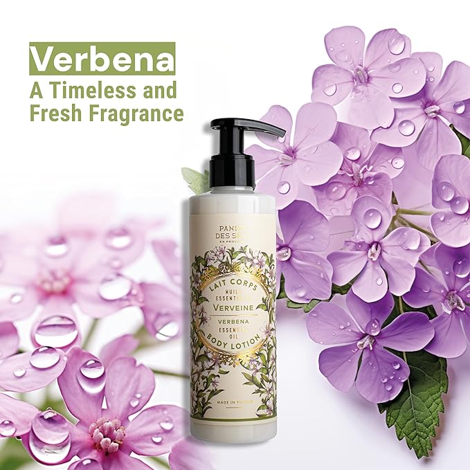 Panier des Sens Lemon Verbena Body & Hand Lotion Pump, 8.45 fl oz