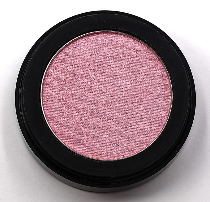 Pure Ziva Pink Glow Satin Light Baby Pink Opal Sunkissed Shimmering Shimmer Pressed Powder Single Vegan Eyeshadow; Talc, Paraben & Cruelty Free