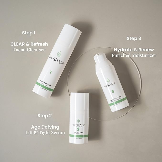 The Spa Dr. Antioxidant Serum - Anti Aging Skin Care - 30 Day Supply - Safe For All Skin Types - Perfectly pH Balanced - Organic Skin Care - Step 2 Nourish - 30 ML / 1 Fl. Oz.