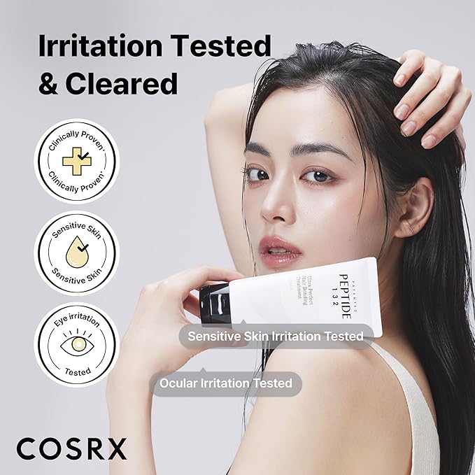 COSRX PEPTIDE 132 Hair Repair Treatment for Dry Damaged Hair, 4.05 fl oz