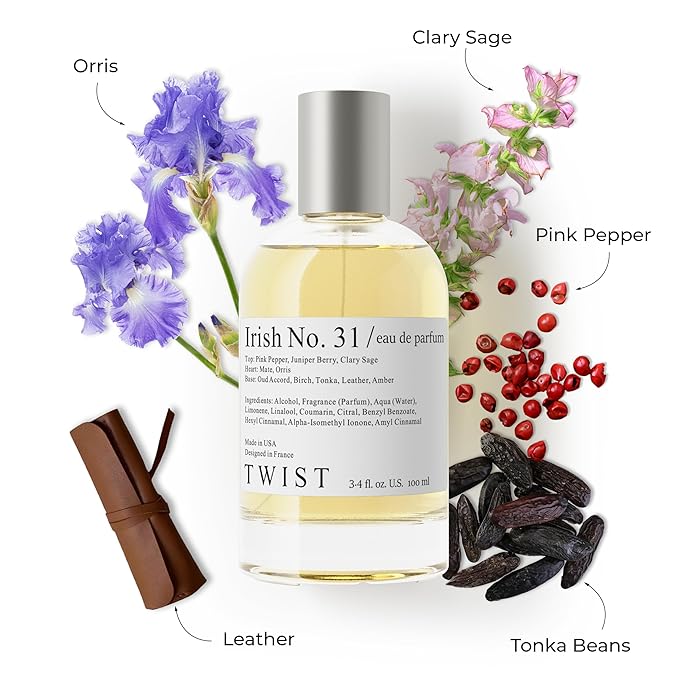 Twist Irish No.31 Perfume for Women & Men Inspired by Memo P. Irish Leather