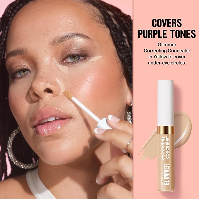 Revlon Glimmer Color Correcting Concealer, 115 Yellow, 0.3 fl oz