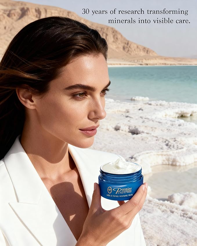 Premier Dead Sea Anti-Aging Body Cream - Milk & Honey 5.95 Fl Oz