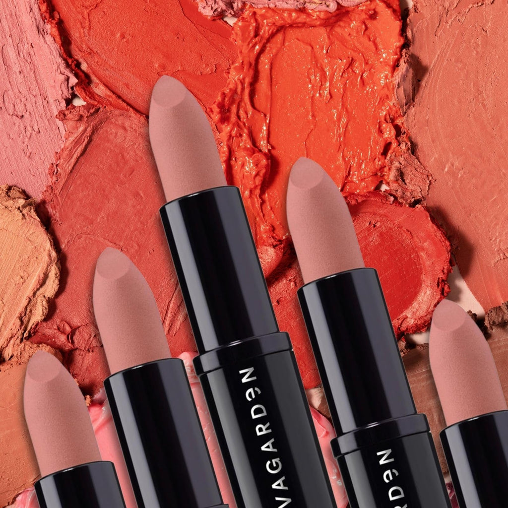 EVAGARDEN The Matte Lipstick - Velvety Texture and Vibrant Ultra-Matte Finish - Pigmented, Soft and Silky Formula and Smooth Application - Offers Bold Saturated Color - 636 Classic Nude - 0.1 oz