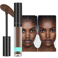Under Eye Concealer, Full-Coverage Concealer Foundation Makeup for Older Women, Covers Blemishes & Under-Eye Circles, Spots, Matte Finish, Redness & Discoloration, Vegan & Cruelty-Free A10#Deep