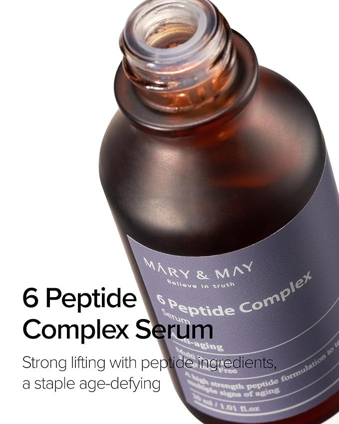 Mary&May 6 Peptide Complex Serum, Copper Peptide + Matrixyl 1.01 fl.oz