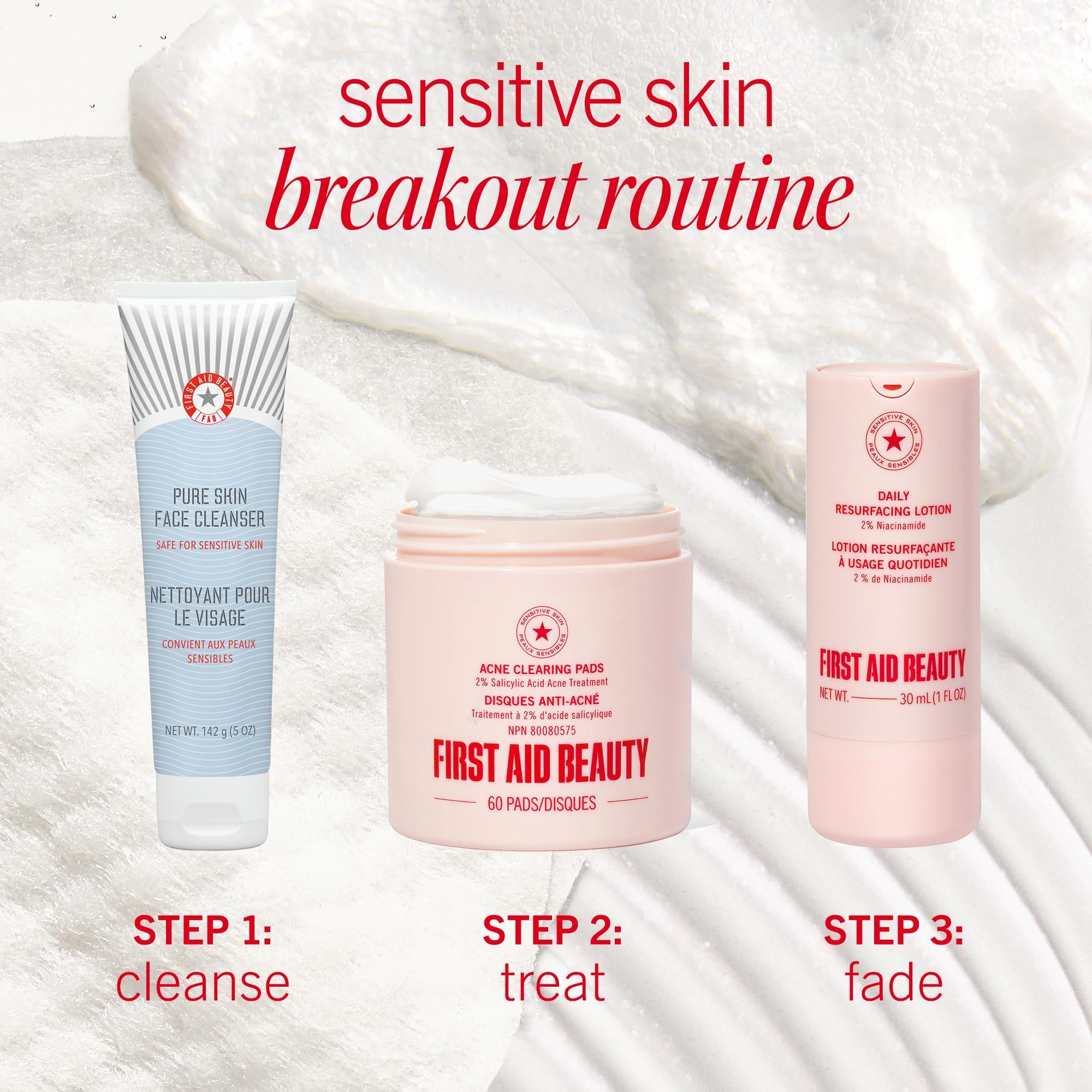 First Aid Beauty Daily Resurfacing Lotion with 2% Niacinamide, 1 oz
