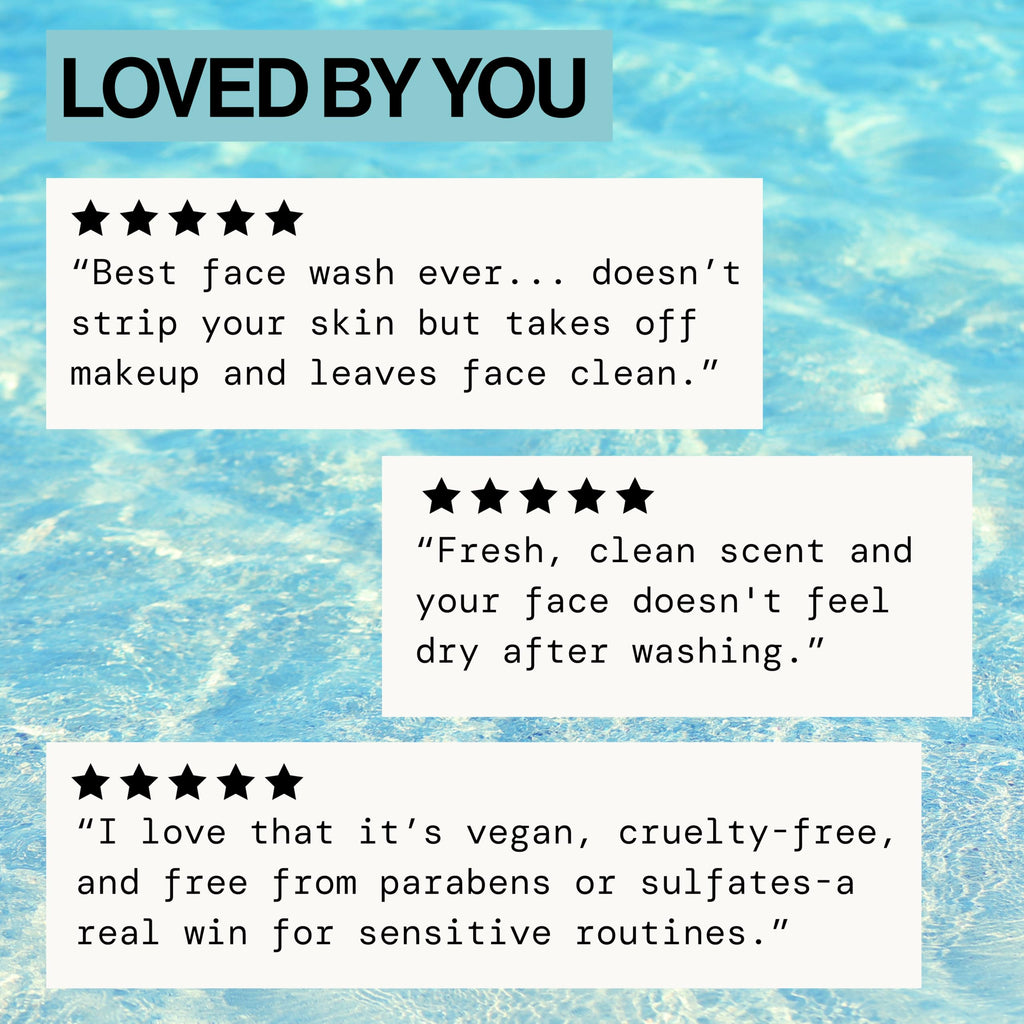 Pacifica Face Wash - Sea Foam Mini Travel Size, Skincare, Daily Gentle Foaming Cleanser, Makeup Remover, Face Cleanser, Skin Care, For Combination and Oily Skin, Vegan, 1.4 fl oz (1 Count)