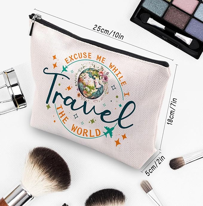 CEASQVAA Travel Gifts for Women: Cosmetic Bag - Best for International Travelers & Weekend Trips