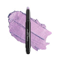 Color Mirror Longwear Cream Eye Shadow Sticks(48 Violet Metallic), Smudge-Proof, Waterproof Eyeshadow,Silky Formula Glitter With Makeup Brush,Light Purple Eyeshadow Stick