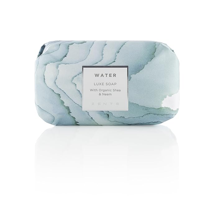 Zents Triple-Milled Luxe Bar Soap (Water Fragrance) 5.7 oz