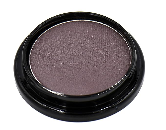 Pure Ziva Smokey Plum Dark Purple Violet Brown Matte Opaque Pressed Powder Single Eyeshadow; Talc, Paraben & Cruelty Free