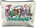 RYYCDOI Medical Assistant Makeup Bag - Trendy Western Nurse Gifts, RN Cosmetic Bags Toiletry Bag for Women