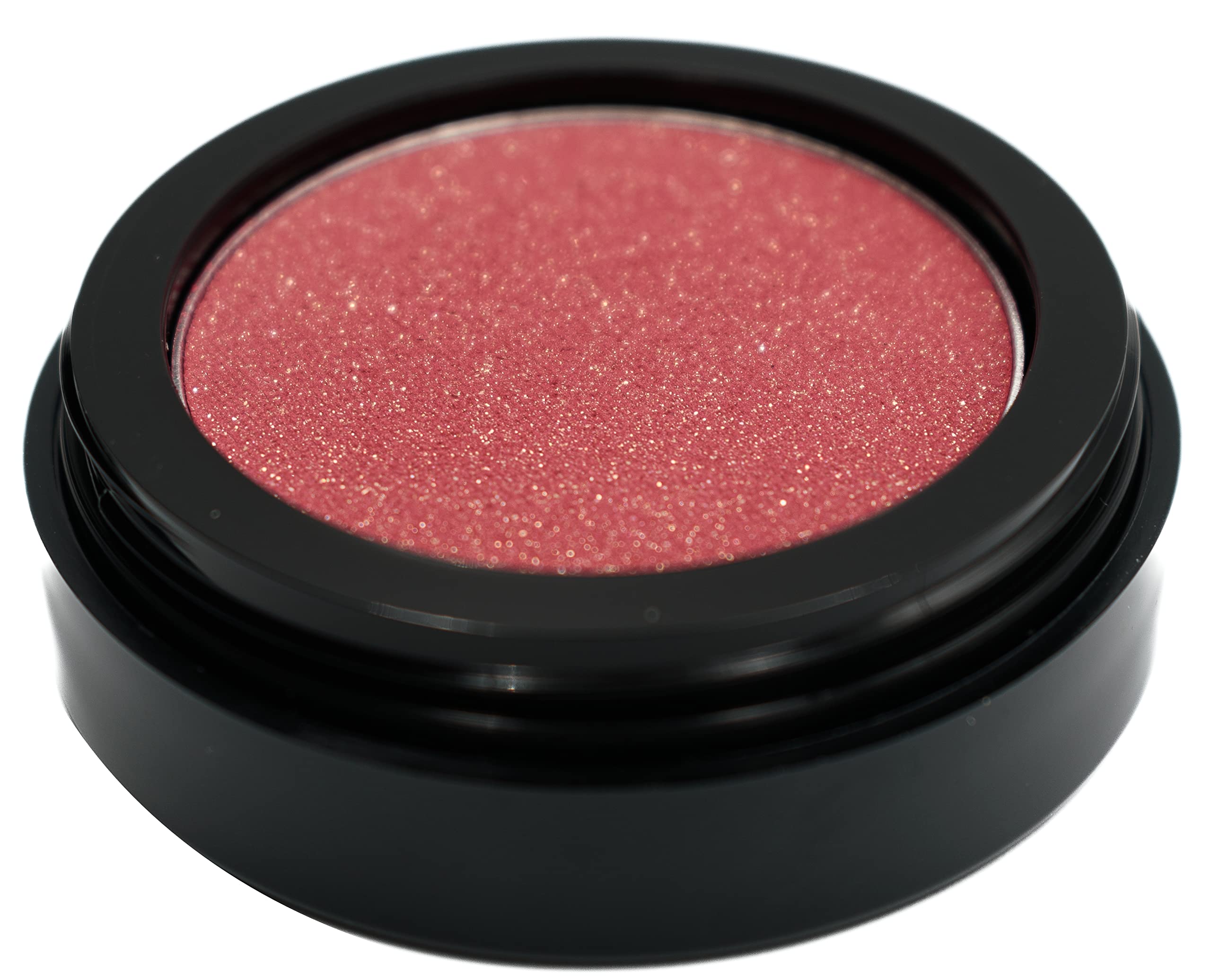 Pure Ziva Chili Pepper Bright Red Orange Sparkling Glitter Pressed Powder Single Vegan Eyeshadow; Talc, Paraben & Cruelty Free