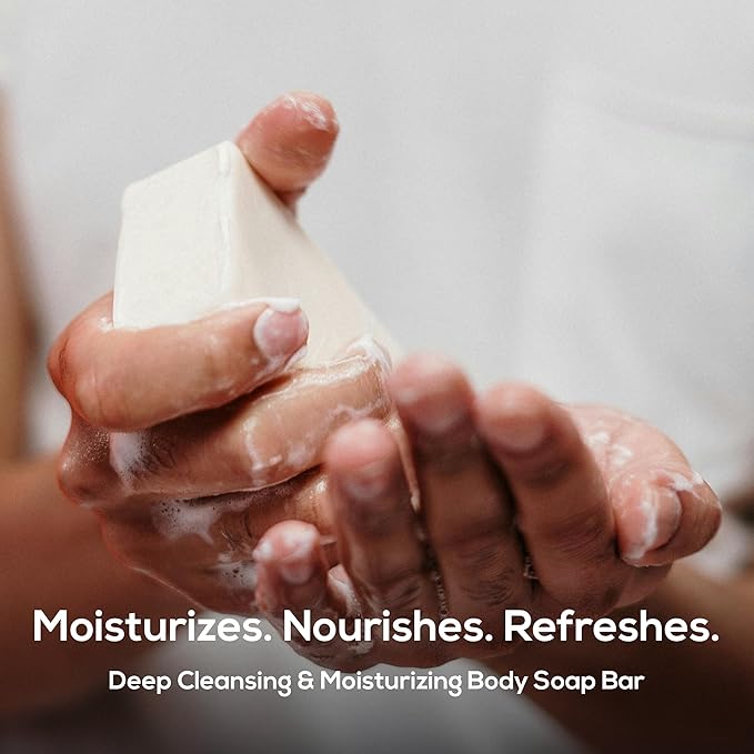MARLOWE. Bar Soap for Men, Moisturizing Body Soap, Sage + Fir, 7 oz(6 Bars)