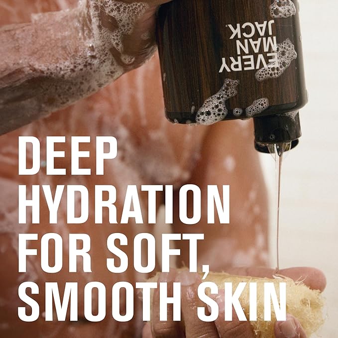 Every Man Jack Hydrating Body Wash for Men, Coconut Driftwood, Value 2pk