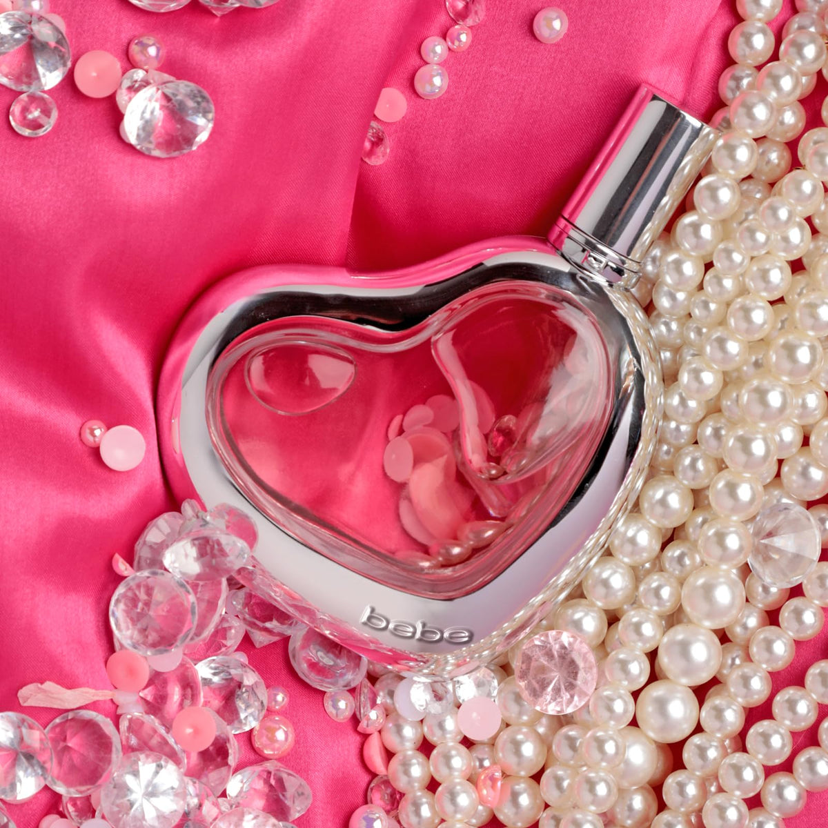 Bebe Silver Perfume for Women - Womens Perfume with Mango, Tuberose, Peony, Jasmine, Rose, Cedarwood, Musk, and Sandalwood - 3.4 oz EDP Spray