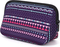 AJLTPA Waterproof Neoprene Cosmetic Bag, Geometric