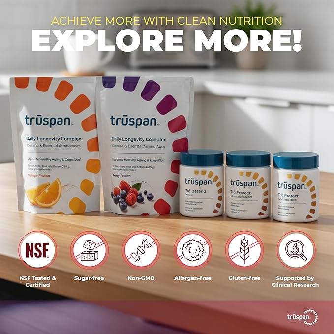TruSpan Creatine Monohydrate Powder for Men & Women, Micronized Sugar Free