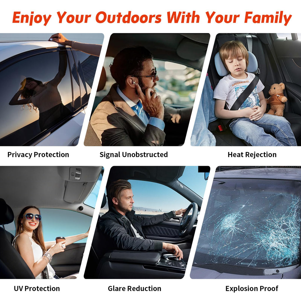 Ceramic Nano Ceramic Window Tint for Cars, Automotive Auto Car Window Tint Film for Car Privacy Film, VLT 35% Percent, Blocks UV/IR Rays, Heat/Glare, 30in-20ft