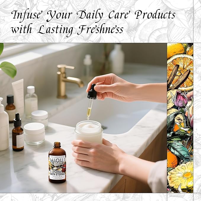 HIQILI Floral Oath Eternal Fragrance Oil for Diffuser, Candle & Soap Making