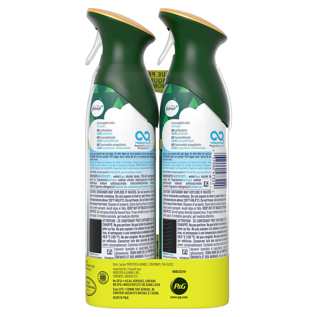 Air febreze Spray Fresh Cut Pine, Holiday Collection, 8.8 Ounces (2 Pack)