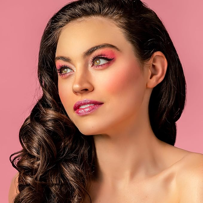 L’Paige Frosted Amethyst Lipstick | Berry Pink Frosted Shimmer Lip Color | Aloe Vera Moisturizing Formula | Long-Lasting Cool-Toned Radiant Finish | Shade L53
